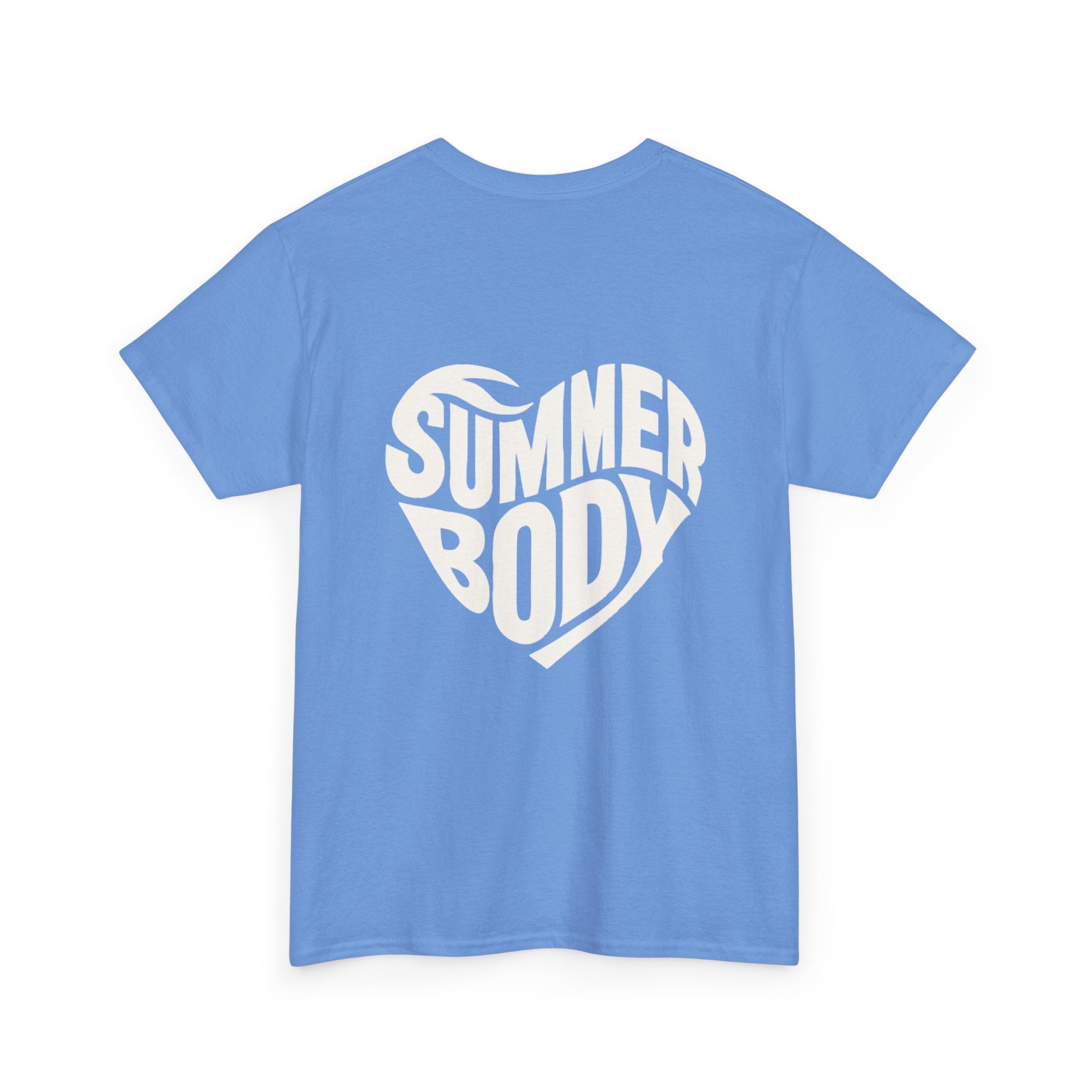 LOVE SUMMERBODY | Unisex Heavy Cotton Graphic T-Shirt | Casual Outings, Beach Days, Gift for Fitness Lovers, Outdoor Adventures