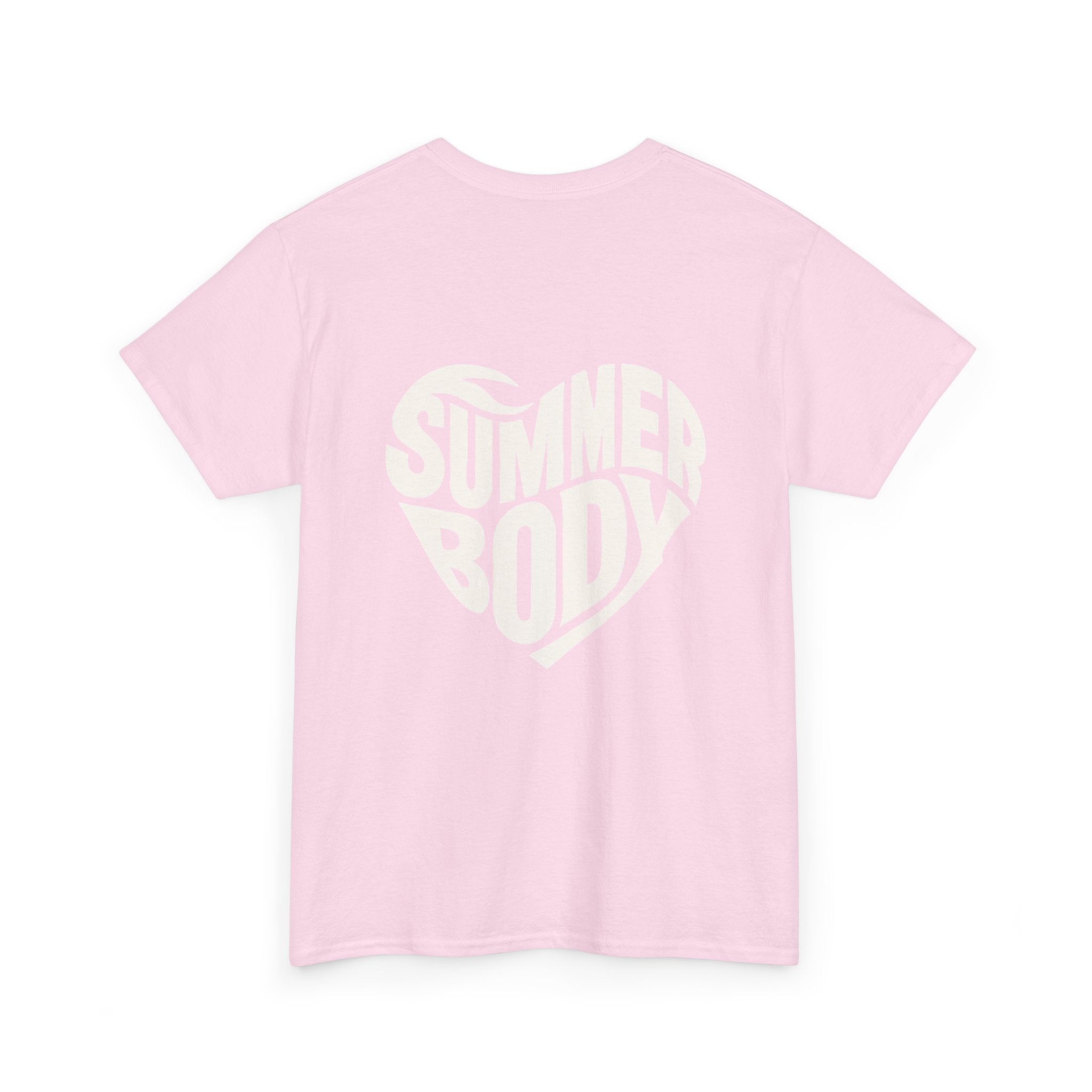 LOVE SUMMERBODY | Unisex Heavy Cotton Graphic T-Shirt | Casual Outings, Beach Days, Gift for Fitness Lovers, Outdoor Adventures