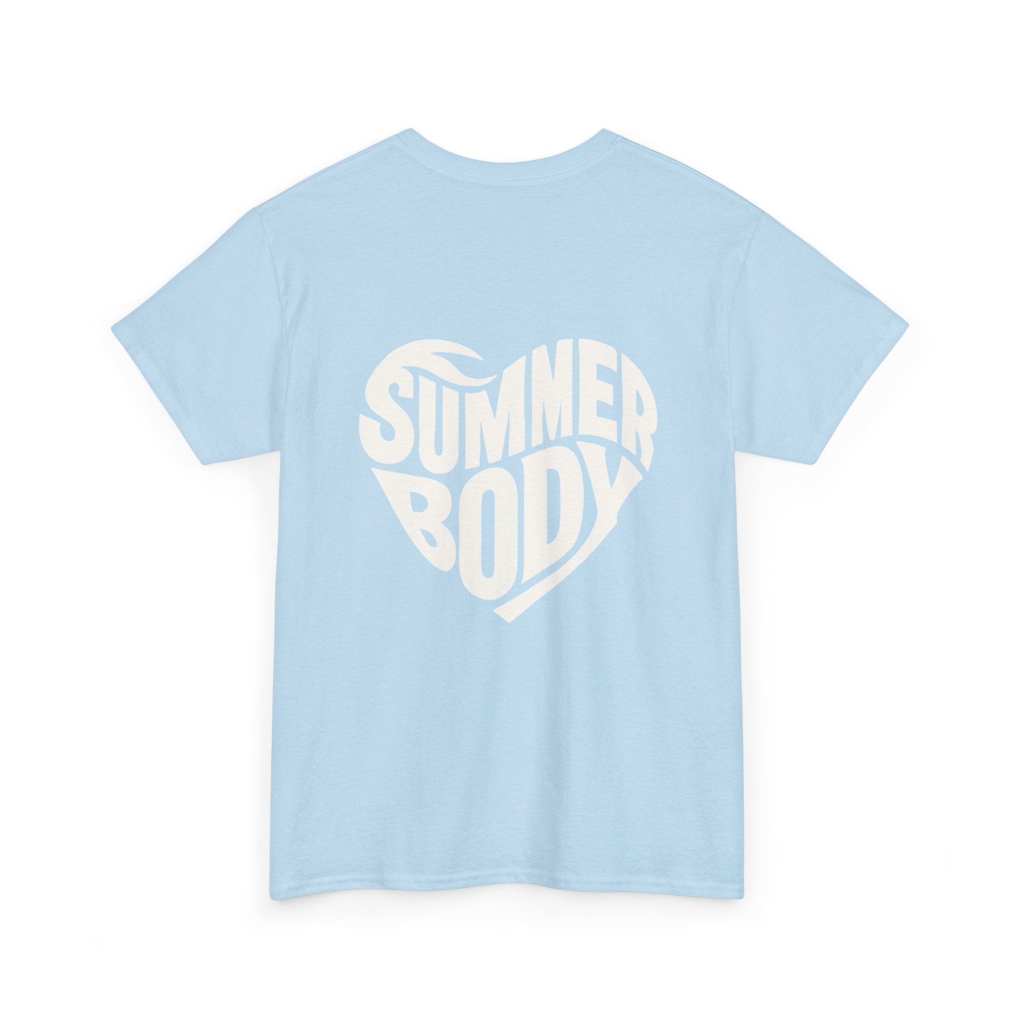 LOVE SUMMERBODY | Unisex Heavy Cotton Graphic T-Shirt | Casual Outings, Beach Days, Gift for Fitness Lovers, Outdoor Adventures