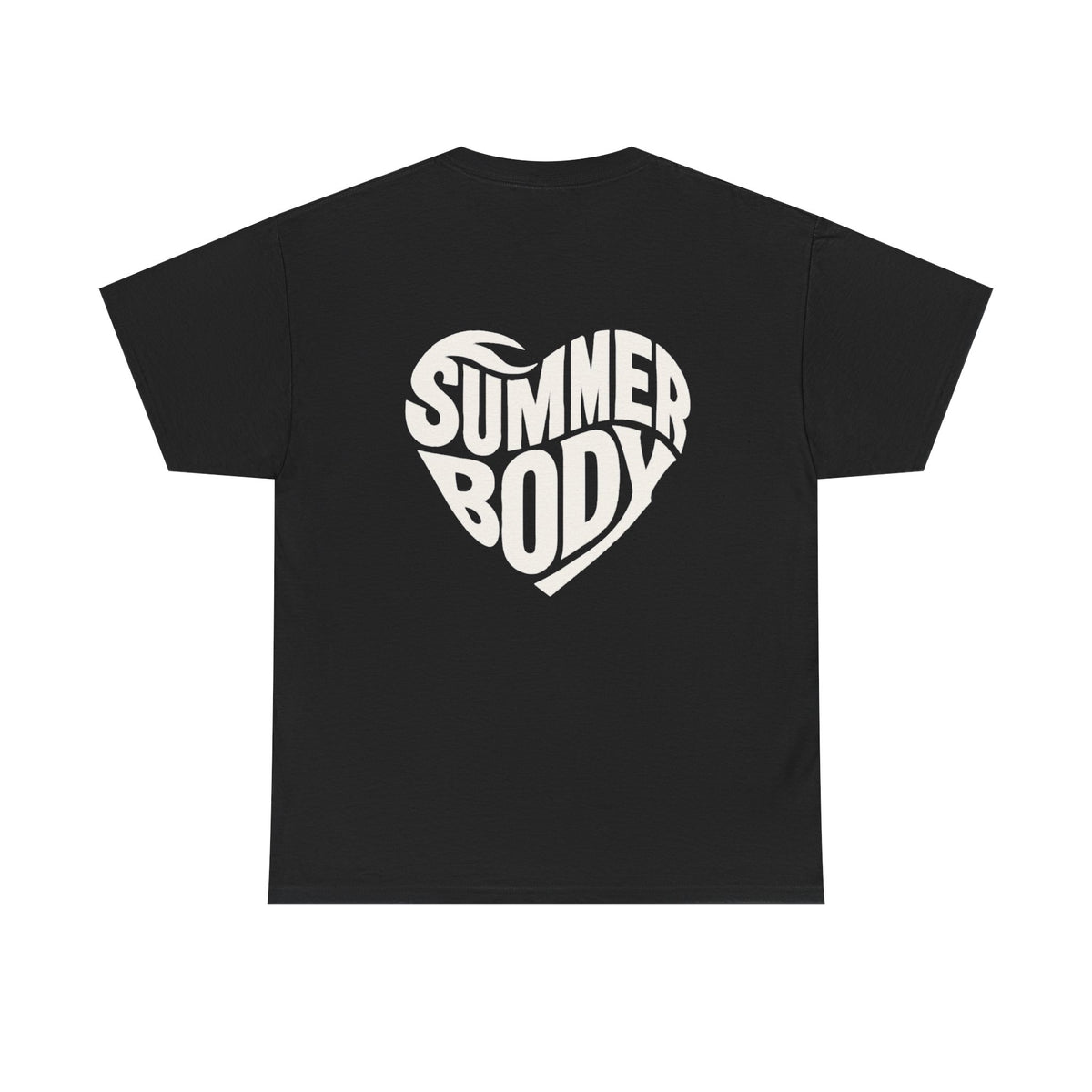 LOVE SUMMERBODY | Unisex Heavy Cotton Graphic T-Shirt | Casual Outings, Beach Days, Gift for Fitness Lovers, Outdoor Adventures