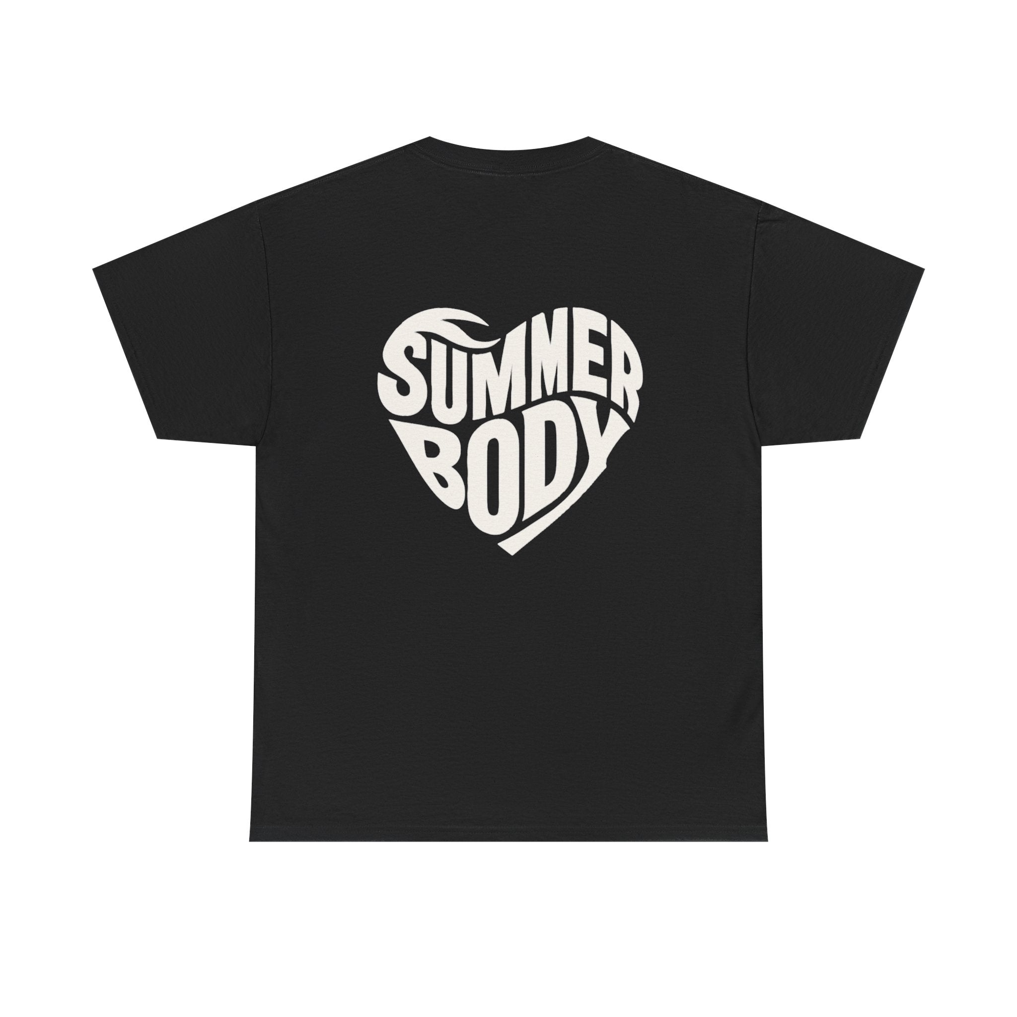 LOVE SUMMERBODY | Unisex Heavy Cotton Graphic T-Shirt | Casual Outings, Beach Days, Gift for Fitness Lovers, Outdoor Adventures